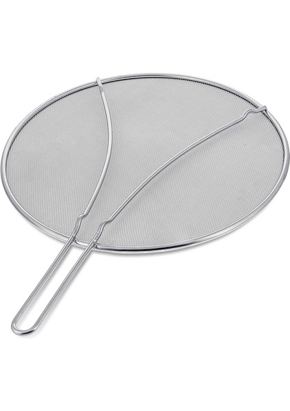 13 Inç Paslanmaz Çelik Ince Örgülü Mutfak Yağı Dökülmesini Önleyici Ağ Kapağı (Yurt Dışından)