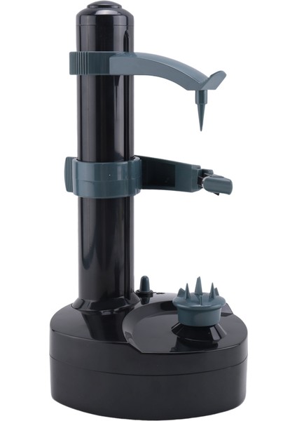 Çok Işlevli Elektrikli Meyve Soyucu Otomatik Paslanmaz Çelik Elma Soyucu Mutfak Patates Doğrama Makinesi - Siyah (Yurt Dışından)