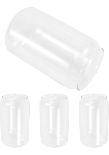 4'lü Paket Şekilli Cam Moda Su Süt Meyve Suyu Basit Meyve Suyu Bardağı Bira Bardağı Çalkalama Bardağı Tatlı Bardağı Kola Kupası, 400ML (Yurt Dışından) modelleri