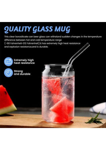 4'lü Paket Şekilli Cam Moda Su Süt Meyve Suyu Basit Meyve Suyu Bardağı Bira Bardağı Çalkalama Bardağı Tatlı Bardağı Kola Kupası, 400ML (Yurt Dışından) fırsatları