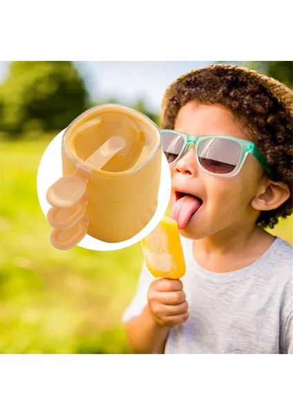 Çok Katmanlı Dondurma Kalıbı Silikon Ev Yapımı Istife Edilebilir Popsicle Kalıpları Kendin Yap Sevimli Yeniden Kullanılabilir Buz Popsicle Kalıbı Fildişi Beyazı (Yurt Dışından) modelleri