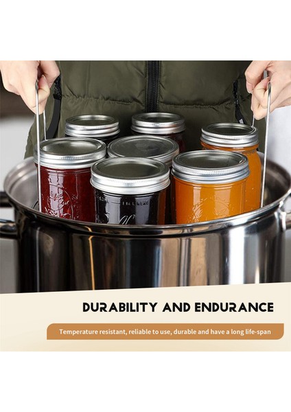 Konserve Rafı, Konserve Kavanozu Rafı, Su Banyosu Konserveleme Veya Basınçlı Konserveleme Için Buharlı Raf, Her Türlü Kavanoz Için Uygundur - Gümüş (Yurt Dışından) indirimleri