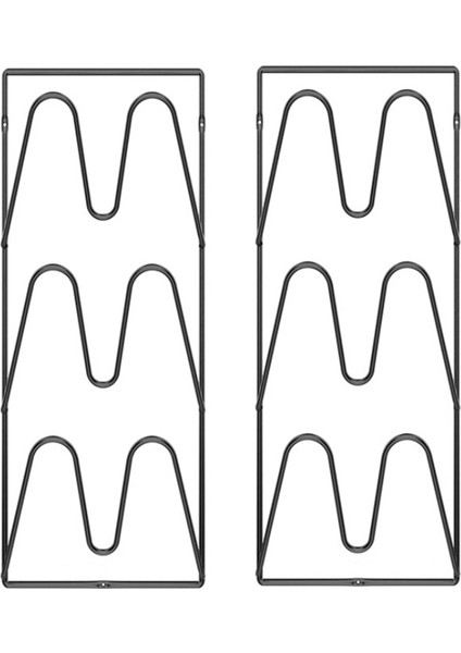 Adet Tencere Kapağı Rafı Duvara Monte Mutfak Düzenleyici Rafı Tava Kapağı Rafı Standı Tutucu Bulaşıklık Mutfak Aksesuarları (Yurt Dışından) indirimleri