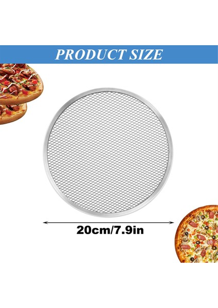 Pizza Filtresi, Delikli 6'lı Paket 8 Inç Dikişsiz Alüminyum Pizza Tepsisi, Fırın ve Mutfak Için Yapışmaz Pizza Pişirme Tepsileri (Yurt Dışından) fiyatları