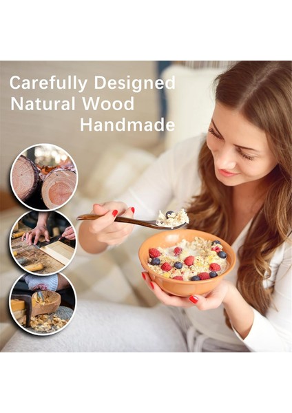 Adet Ahşap Kaşık, 6,5 Inç Küçük Ahşap Kaşıklar - Çorba, Yemek, Kavanoz ve Kutuları Doldurmak Için Mükemmel - Mutfak Gereçleri Seti (Yurt Dışından) modelleri