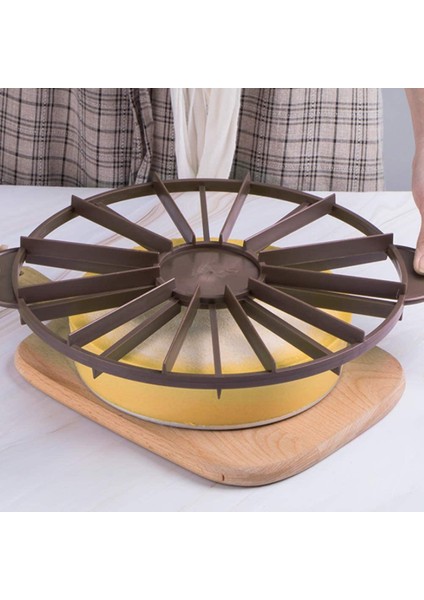 Pasta Dilimleyici, Pasta Bölücü Pasta Porsiyon Işaretleyici Yuvarlak 10/12 Parça Ekmek Kek Kesici Eşit Porsiyon Kesici Dilim Işaretleyici (Yurt Dışından) fırsatları