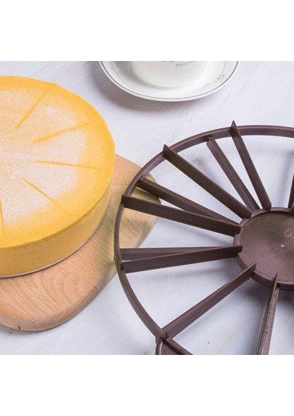 Pasta Dilimleyici, Pasta Bölücü Pasta Porsiyon Işaretleyici Yuvarlak 10/12 Parça Ekmek Kek Kesici Eşit Porsiyon Kesici Dilim Işaretleyici (Yurt Dışından) indirimleri