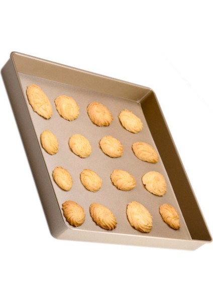 Dikdörtgen Karbon Çelik Fırın Tepsisi Yapışmaz Kaplamalı Kek Pişirme Tepsisi Çok Amaçlı Pişirme Cihazı (Yurt Dışından) indirimleri