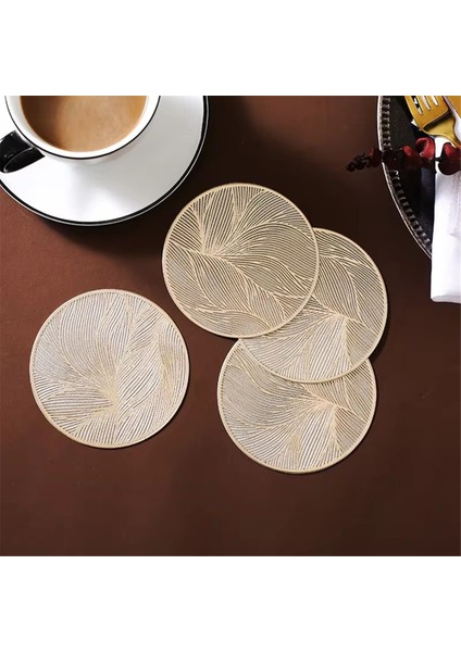 Yuvarlak Bardak Altlıkları Isıya Dayanıklı Bardak Altlıkları Kaymaz Koruyucu Mat Yemek Masası Mutfak Kahve Çay Sıcak Içecek Bardak Altlığı B (Yurt Dışından) indirimleri