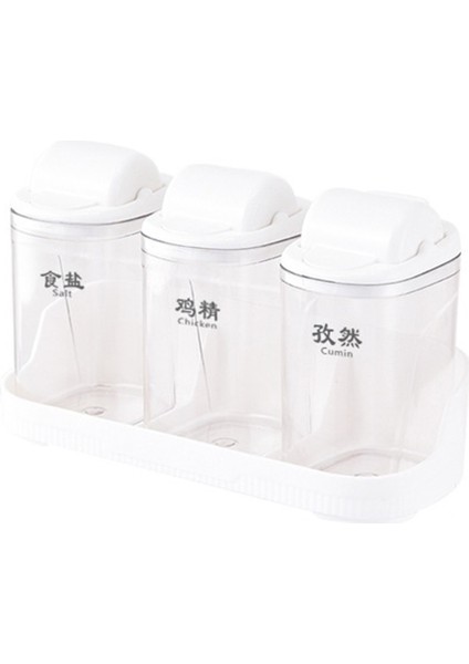 Duvara Monte Mutfak Baharat Kavanozu Açık Hava Taşınabilir Barbekü Baharat Şişesi Tuz ve Biber Baharat Şişesi A (Yurt Dışından)