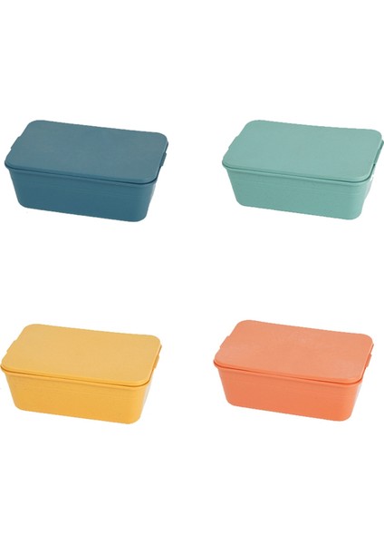 Taşınabilir Öğle Yemeği Kutusu Çevre Dostu Öğle Yemeği Kutusu Piknik Saklama Kutusu Meyve Kutusu Bölmeli Öğle Yemeği Kutusu Çocuk Yetişkin (Yurt Dışından)