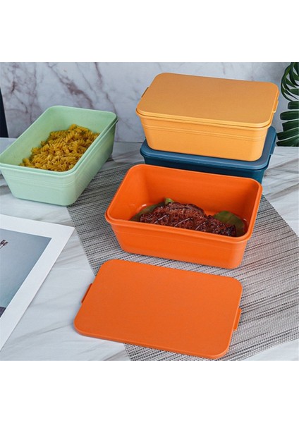 Taşınabilir Öğle Yemeği Kutusu Çevre Dostu Öğle Yemeği Kutusu Piknik Saklama Kutusu Meyve Kutusu Bölmeli Öğle Yemeği Kutusu Çocuk Yetişkin (Yurt Dışından) modelleri