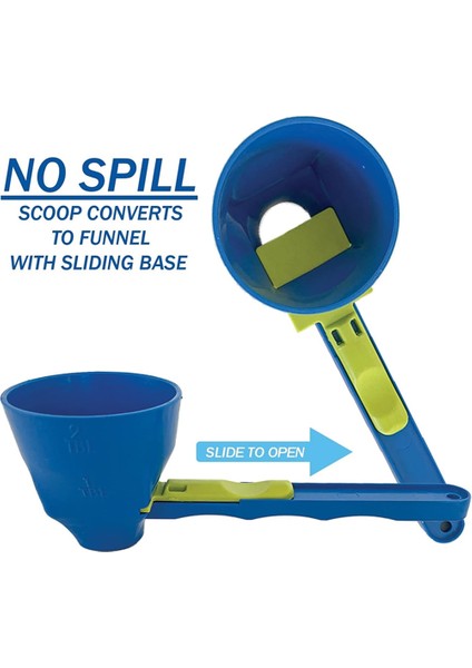 Adet Ölçü Kaşığı Huni Dökülmeyen Hazır Protein Tozu Antrenmanlar, Spor Içecekleri ve Bebek Maması Için (Yurt Dışından) fiyatları