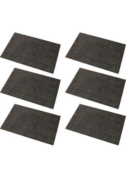 6'lı Set Yıkanabilir Silinebilir Mutfak Masası Yer Matları Isıya Dayanıklı Kaymaz Masa Matları-D (Yurt Dışından) fiyatları