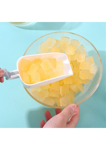 Mutfak Yardımcı Kaşık Seti, Konturlu Saplı Ayarlanabilir Buz Küreği, Mutfakta Iyi Bir Yardımcı (Yurt Dışından)