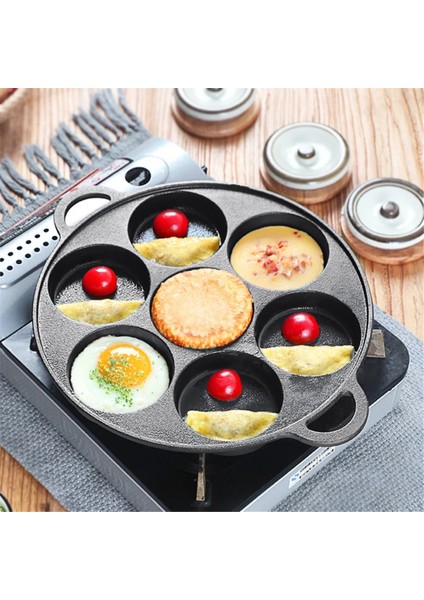 Delikli Yumurtalı Gözleme Biftek Tavası Dökme Demir Yapışmaz Mutfak Pişirme Jambon Tavası Kahvaltı Makinesi Tencere Omlet Gözleme (Yurt Dışından) indirimleri