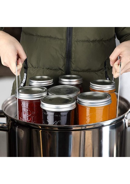 Konserve Rafı, Konserve Kavanozu Rafı, Su Banyosu Konserveleme Veya Basınçlı Konserveleme Için Buharlı Raf, Her Türlü Kavanoz Için Uygundur - Siyah + Gümüş (Yurt Dışından) modelleri