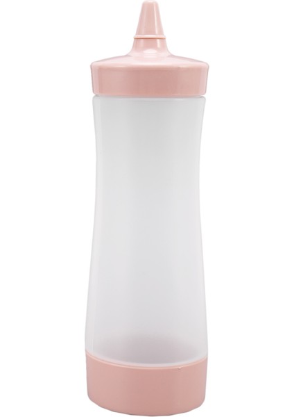 Sıkma Şişesi Mutfak Aksesuarları Sos Teknesi Plastik Sos Sirke Yağ Ketçap Sos Şişesi Baharatlık Dispenseri Pembe + Şeffaf (Yurt Dışından) fiyatları