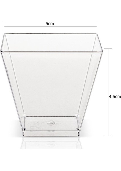 Parti Için 100 Adet 2 Oz Mini Tatlı Kapları Küçük Plastik Tatlı Kapları Puding Meyve Için Tek Kullanımlık Tatlı Kapları (Yurt Dışından) modelleri