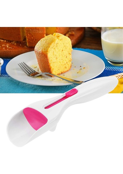 Kek Hamuru Kaşık Krep Hamuru Dağıtıcısı Kek Hamuru Spatula Kaşık Un Dağıtıcısı Pasta Süsleme Pastacılık ve Pişirme (Yurt Dışından)