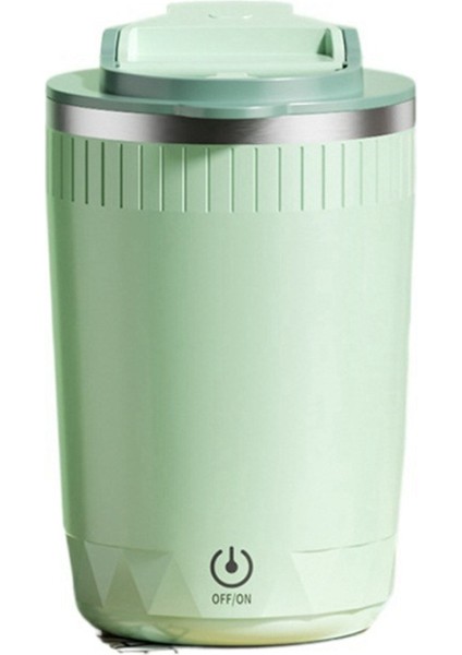 Otomatik Karıştırma Kupası, Kahve Sütü Karıştırma Kabı, Elektrikli Blender, 400 ml Yeşil (Yurt Dışından)