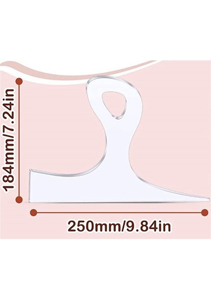 Parçalı Ahşap Işleme Akrilik Şablonları - Mutfak Için Şarküteri Tahtası Sapı/kesme Tahtası Açısal Eğri Çizim Şablonları (Yurt Dışından) fiyatları