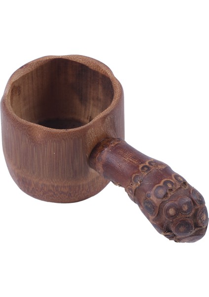 Saplı Doğal Bambu Çay Filtre Süzgeci Ahşap Renkli Bambu Çay Süzgeci Bardak Takımı Çay Aksesuarları (Yurt Dışından)