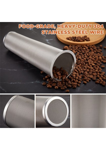 Adet Soğuk Demleme Kahve Filtresi Paslanmaz Çelik Filtre Kahve Çay Demleyici Kahve Süzgeci Mason Konserve Kavanozu Ağ Filtre (Yurt Dışından) modelleri