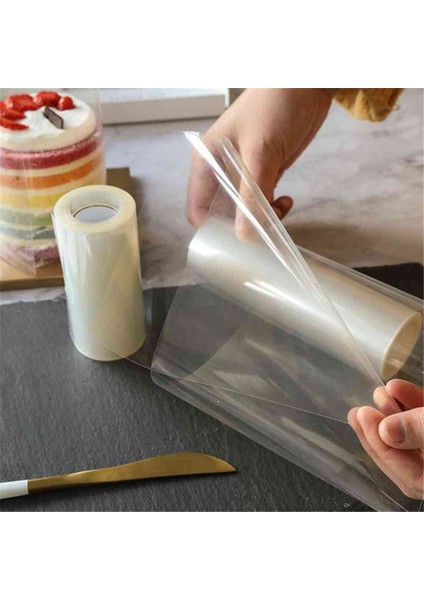 Pasta Kenar Filmi Şeffaf Pasta Kenar Koruma Mutfak Pastası Çikolata Şekerleme Kenar Filmi A (Yurt Dışından) modelleri