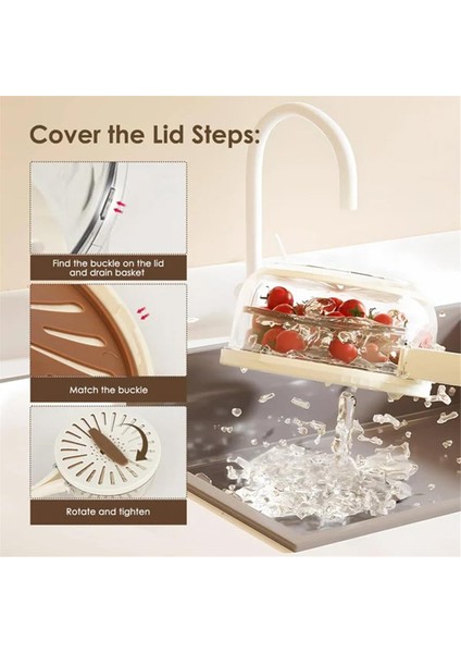 Adet Mutfak Süzgeç Kasesi Meyve Temizleme Kasesi Süzgeçli Mutfak Meyve Süzgeç Sepeti Sebze Salata Kasesi (Yurt Dışından) modelleri