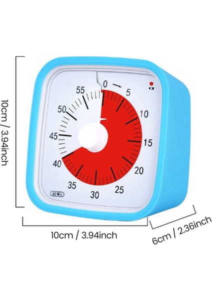 VT01 60 Dakikalık Görsel Zamanlayıcı Sessiz Geri Sayım Zaman Yöneticisi Düşmeye Dayanıklı Çalar Saat Öğrenciler Için Kendin Yap Zamanlayıcı Öğrenme Aracı (Yurt Dışından) modelleri