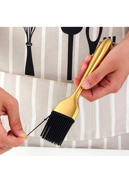 Adet Yağ Fırçaları Paslanmaz Çelik Silikon Mutfak Barbekü Izgara Pişirme Pişirme Fırçaları Barbekü Pişirme Aletleri-B (Yurt Dışından) indirimleri