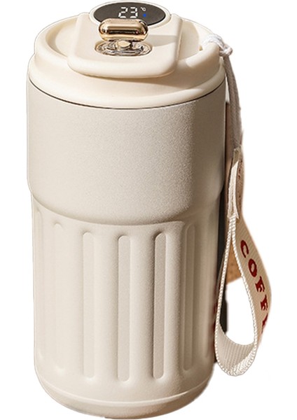 450ML Akıllı Termos Şişe Dijital LED Sıcaklık Kahve Kupası Paslanmaz Çelik Termal Kupa Bardak Taşınabilir Mataralar, D (Yurt Dışından)