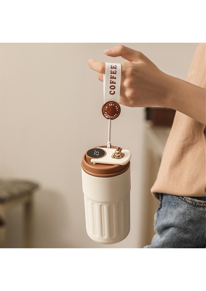 450ML Akıllı Termos Şişe Dijital LED Sıcaklık Kahve Kupası Paslanmaz Çelik Termal Kupa Bardak Taşınabilir Mataralar, D (Yurt Dışından) fiyatları