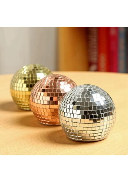 Bira Açacağı Ayna Tasarımı Disko Topu Şeklinde Bira Tutucu Ayna Tasarımı Açacağı Ayna Topu Dekoru Gül Altın (Yurt Dışından) modelleri