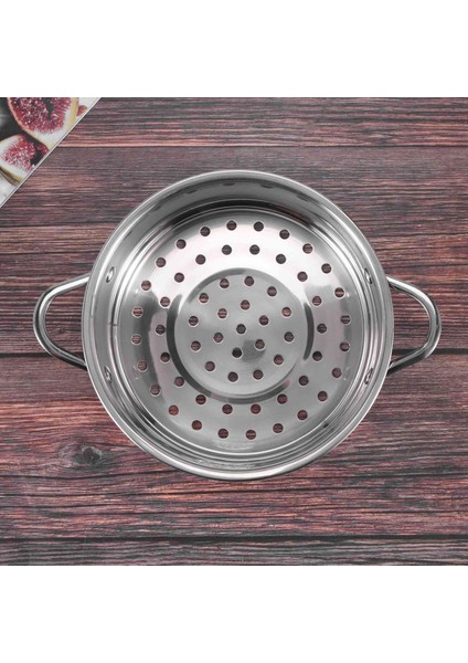 Çorba Tenceresi, Süt Tenceresi, Mutfak Aletleri Için Çift Kulaklı 16 cm Kalınlaştırıcı Gıda Buhar Rafı Paslanmaz Çelik Buharlı Pişirici (Yurt Dışından) indirimleri