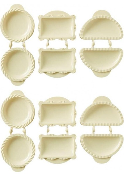 Parça El Turta Kalıpları Seti Hamur Pres Kalıp Araçları Cadılar Bayramı Noel Mini Turta Kalıbı Pişirme Turta Kalıpları Balkabakları Elmalar (Yurt Dışından)