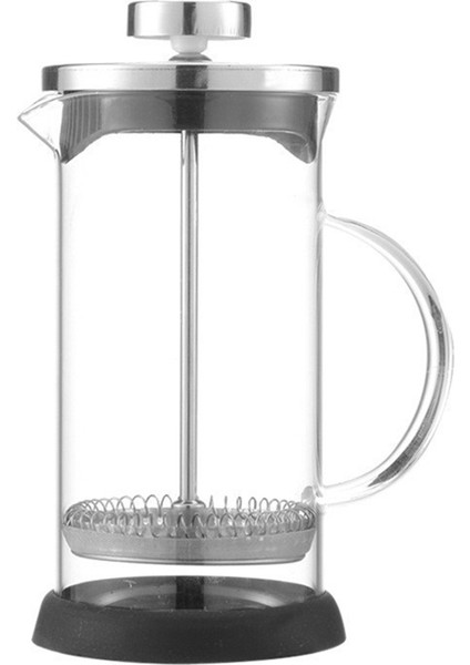 French Press Kahve Makineleri Paslanmaz Çelik Cam Kahve Makinesi Çok Fonksiyonlu El Delme Makinesi Kahve Aksesuarları 350ML (Yurt Dışından)