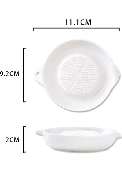 Seramik Sarımsak Öğütücü Ezici - Sarımsak, Zencefil, Havuç ve Mutfak Öğütme Aleti Için Beyaz Porselen El Öğütücü (Yurt Dışından) fiyatları