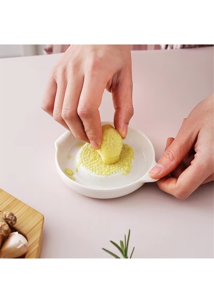 Seramik Sarımsak Öğütücü Ezici - Sarımsak, Zencefil, Havuç ve Mutfak Öğütme Aleti Için Beyaz Porselen El Öğütücü (Yurt Dışından) indirimleri