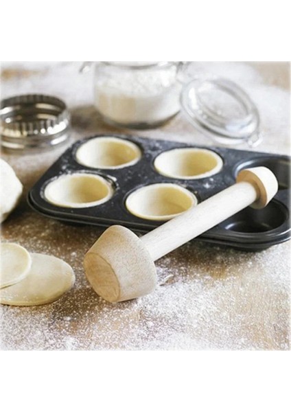 Mutfak Aletleri Ahşap Yumurta Tart Itici Çift Taraflı Tart Bastırıcı Hamur Itici Ahşap Yumurta Tart Kalıbı (Yurt Dışından) fiyatları