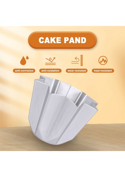 Eloksallı Alüminyum Dekoratif Kalıp Kek Ekmek Pandoro Jöle Çikolatalı Muffin Ev Eşyaları Mutfak Pişirme Aletleri B (Yurt Dışından) fırsatları
