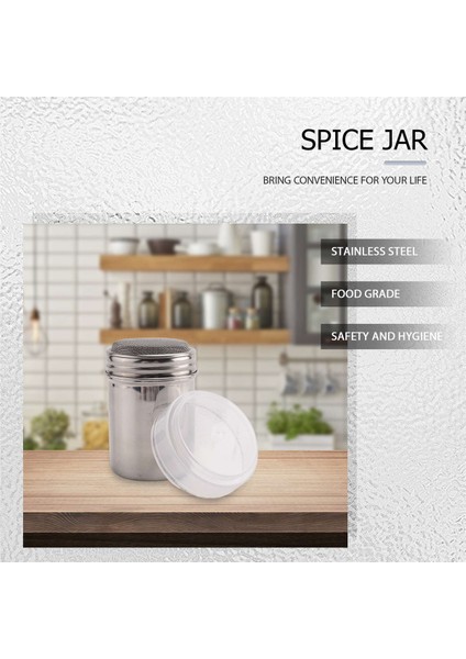 Gümüş Paslanmaz Çelik Örgü Tüp Tipi Tozlayıcılar Tozlama Tuzluk Baharat Kavanozu (Yurt Dışından) fiyatları