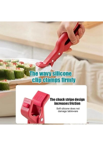 Mutfak Için Çok Amaçlı Haşlanma Önleyici Kase Tutucu Klipsi, Haşlanma Önleyici Sıcak Plaka Maşası Kase Klipsi A (Yurt Dışından) fırsatları