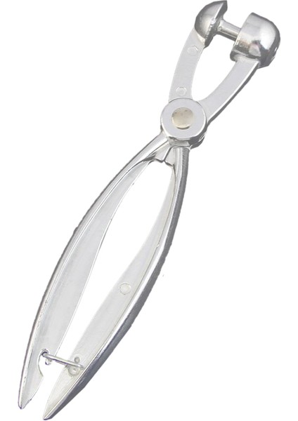 Gümüş Alüminyum Kiraz Çekirdeği Ayıklayıcı Kırmızı Hurma Zeytin Çekirdeği Kolay Çıkarma Çekirdeği Sıkma Kelepçesi Tohum Ekme Makinesi 18*3,5 cm (Gümüş) (Yurt Dışından)