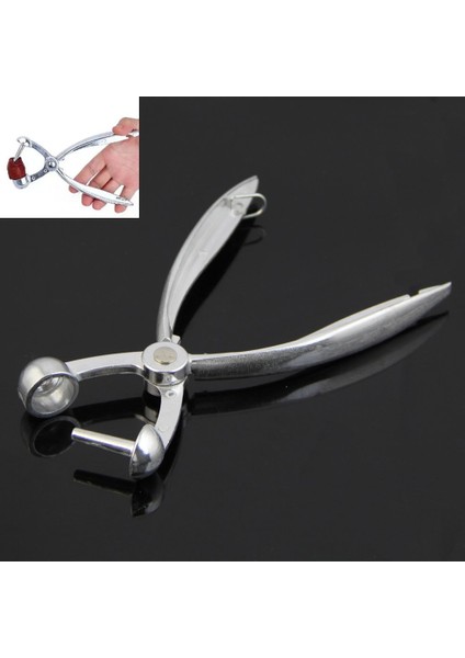 Gümüş Alüminyum Kiraz Çekirdeği Ayıklayıcı Kırmızı Hurma Zeytin Çekirdeği Kolay Çıkarma Çekirdeği Sıkma Kelepçesi Tohum Ekme Makinesi 18*3,5 cm (Gümüş) (Yurt Dışından) fiyatları