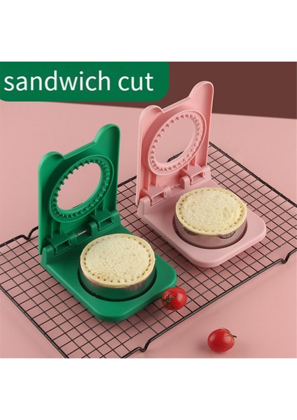 Yuvarlak Kahvaltılık Sandviç Ekmek Kesme Kalıbı Tost Cep Ekmeği Yapma Aleti Mutfak Eşyaları Pembe (Yurt Dışından) fiyatları