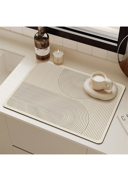 Bulaşık Kurutma Pedi Su Emici Kahve Makinesi Pedi Hızlı Kuruyan Tezgah Halı Kaymaz Drenaj Pedi B (Yurt Dışından) fiyatları