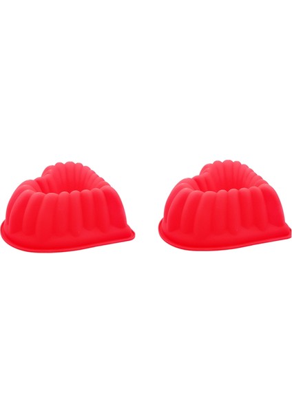 Kalp Şeklinde Yivli Kek Kalıbı Yivli Kalıp Silikon Kalp Şeklinde Kek Kalıbı Tatlı Kek Kalıbı Yapışmaz Kalp Kek Yapıcı (Yurt Dışından)
