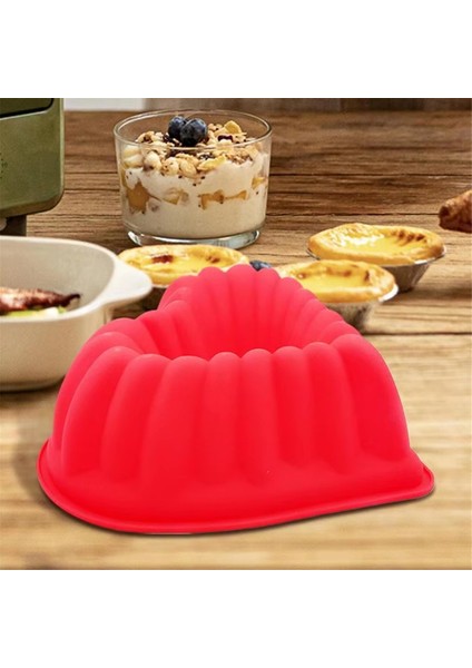 Kalp Şeklinde Yivli Kek Kalıbı Yivli Kalıp Silikon Kalp Şeklinde Kek Kalıbı Tatlı Kek Kalıbı Yapışmaz Kalp Kek Yapıcı (Yurt Dışından) indirimleri